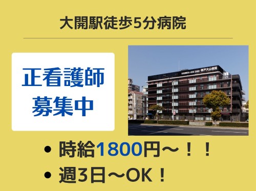 神戸大山病院のパート・アルバイト 看護師 病院（一般）求人イメージ
