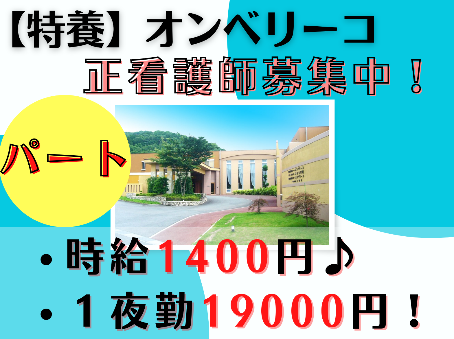 社会福祉法人　正峰会 特別養護老人ホームオンベリーコのパート・アルバイト 看護師 特別養護老人ホームの求人情報イメージ1